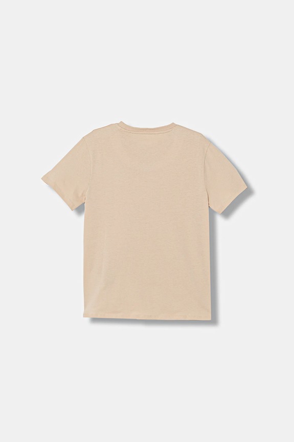 Guess t-shirt bawełniany lounge L6RI26.K8HM4.PPY2 beżowy SS26