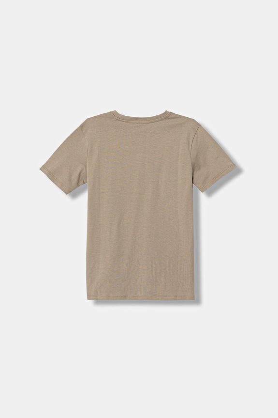 Guess t-shirt bawełniany dziecięcy L6RI27.I3Z14.PPY2 beżowy SS26