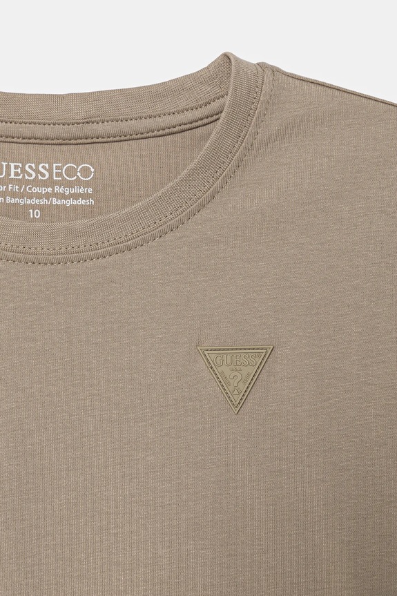 Chłopiec Guess t-shirt bawełniany dziecięcy L6RI27.I3Z14.PPY2 beżowy