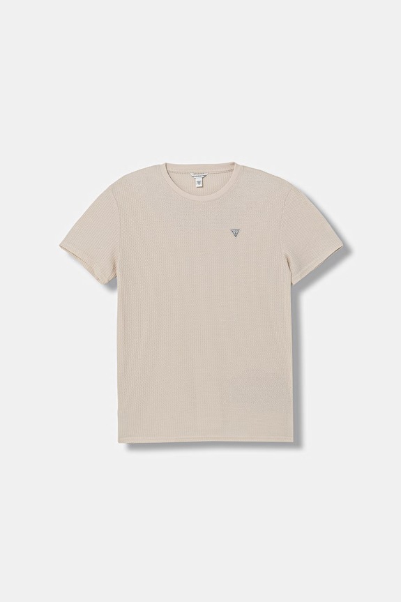 Dětské tričko Guess s elastanem béžová L6RI28.KCWO2.PPY2