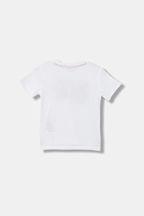 Guess t-shirt bawełniany dziecięcy N6RI00.K8HM4.PPY2 biały SS26