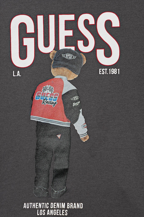 Хлопчик Дитяча бавовняна футболка Guess N6RI05.K8HM4.PPY2 сірий