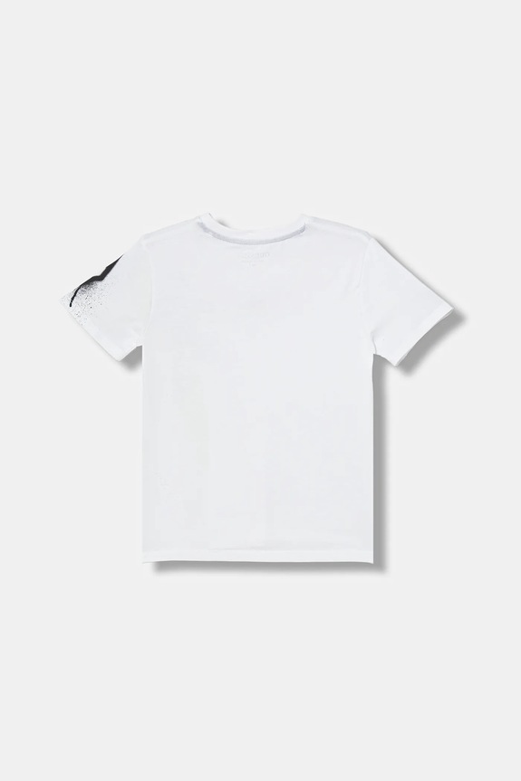 Guess t-shirt bawełniany dziecięcy N6RI07.K8HM4.PPY2 biały SS26
