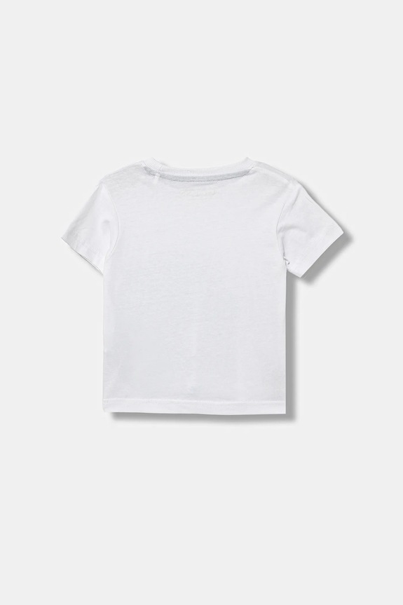 Guess t-shirt bawełniany dziecięcy N6RI10.K8HM4.PPY2 biały SS26