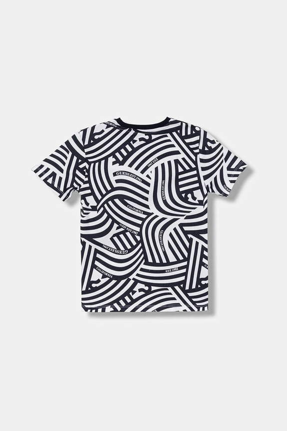 Guess t-shirt bawełniany dziecięcy N6RI13.K8HM4.PPY2 biały SS26