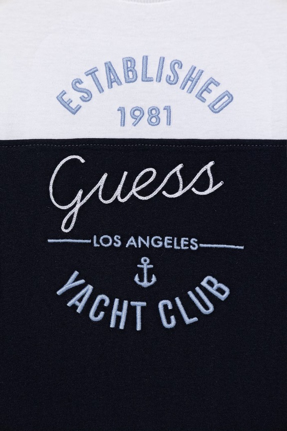 Αγορίστικα Παιδικό βαμβακερό μπλουζάκι Guess N6RI16.K8HM4.PPY2 λευκό