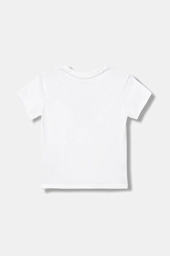 Guess t-shirt bawełniany dziecięcy N6RI17.K8HM4.PPY2 biały SS26