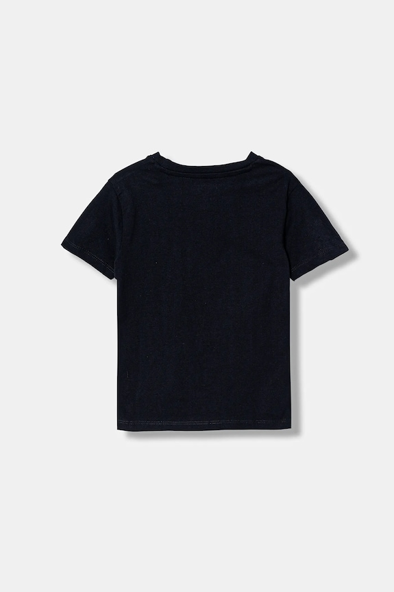 Guess tricou de bumbac pentru copii N6RI25.I3Z14.PPY2 bleumarin SS26