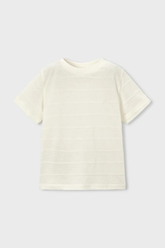 Mayoral t-shirt dziecięcy 3061.5C.Mini.PPY2 beżowy SS26