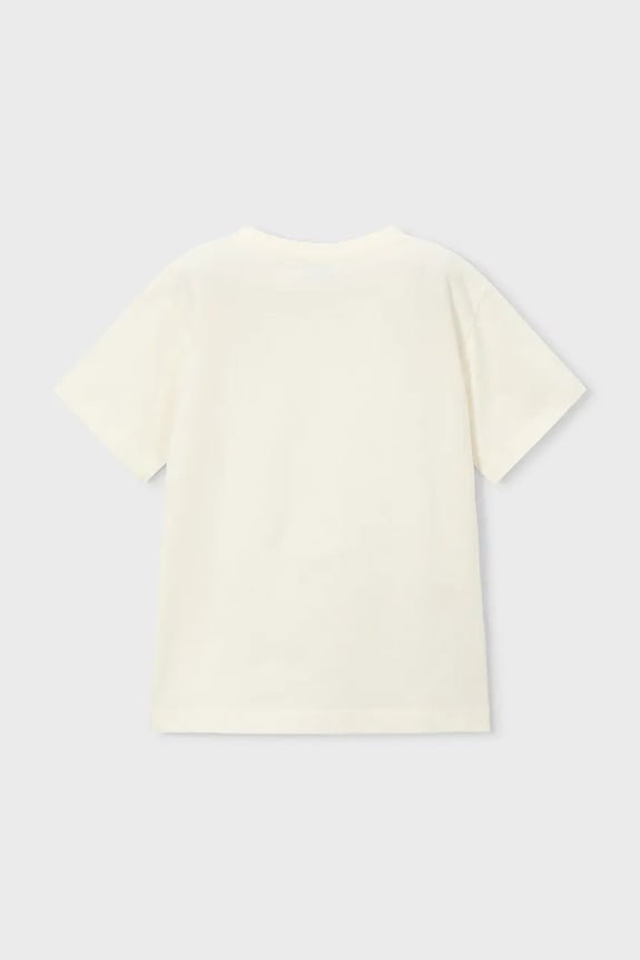 Chłopiec Mayoral t-shirt bawełniany dziecięcy 3065.5E.Mini.PPY2 beżowy