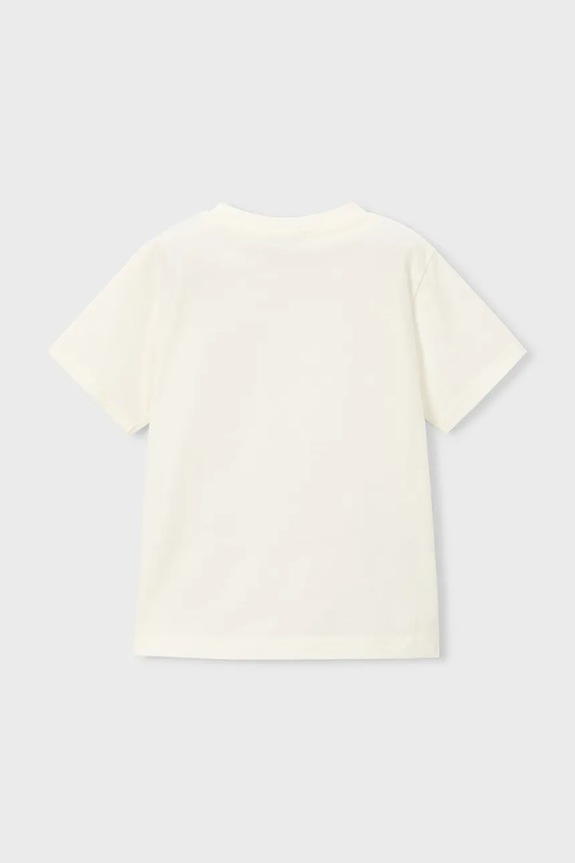 Chłopiec Mayoral t-shirt bawełniany dziecięcy 3075.5G.Mini.PPY2 biały