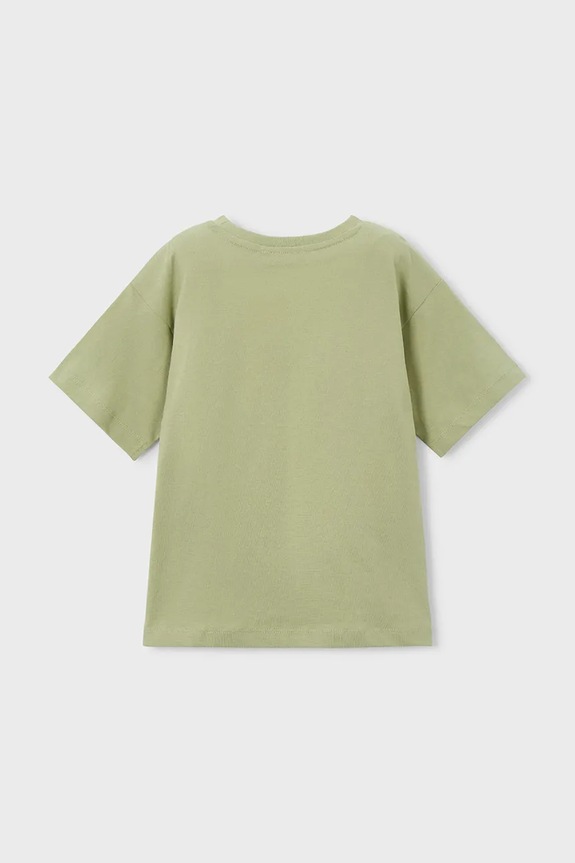 Chłopiec Mayoral t-shirt bawełniany dziecięcy 3078.5H.Mini.PPY2 zielony