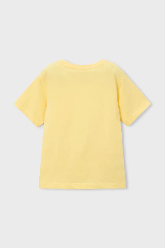 Chłopiec Mayoral t-shirt bawełniany dziecięcy 3079.5J.Mini.PPY2 żółty