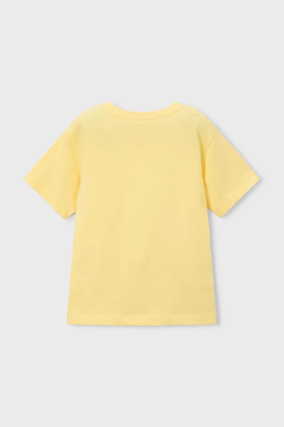 Chłopiec Mayoral t-shirt bawełniany dziecięcy 3079.5J.Mini.PPY2 żółty
