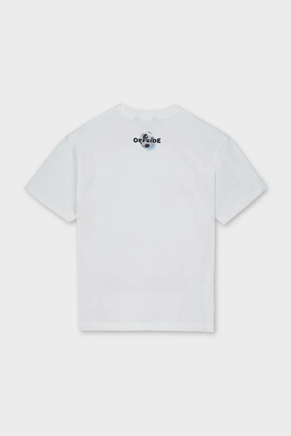 Chłopiec Mayoral t-shirt bawełniany dziecięcy 6036.7F.Junior.PPY2 biały