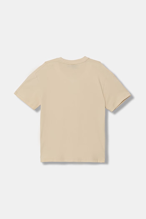 EA7 Emporio Armani t-shirt παιδικό βαμβάκι με ελαστάν 7B000268.AF10373 μπεζ SS26
