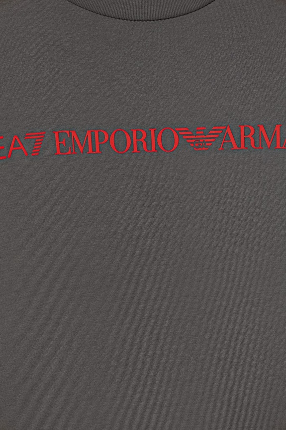 Fiú EA7 Emporio Armani gyerek pamut póló 7B000262.AF12874 szürke