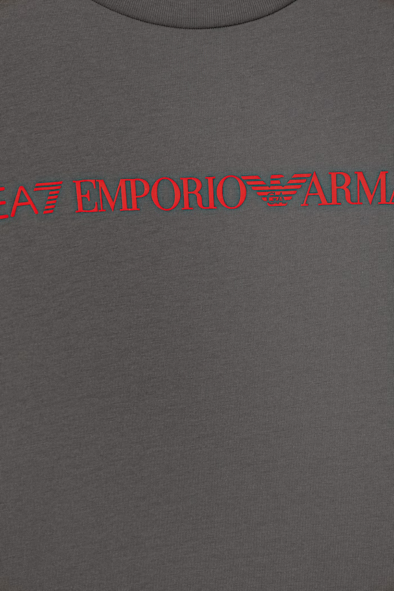 Fiú EA7 Emporio Armani gyerek pamut póló 7B000262.AF12874 szürke