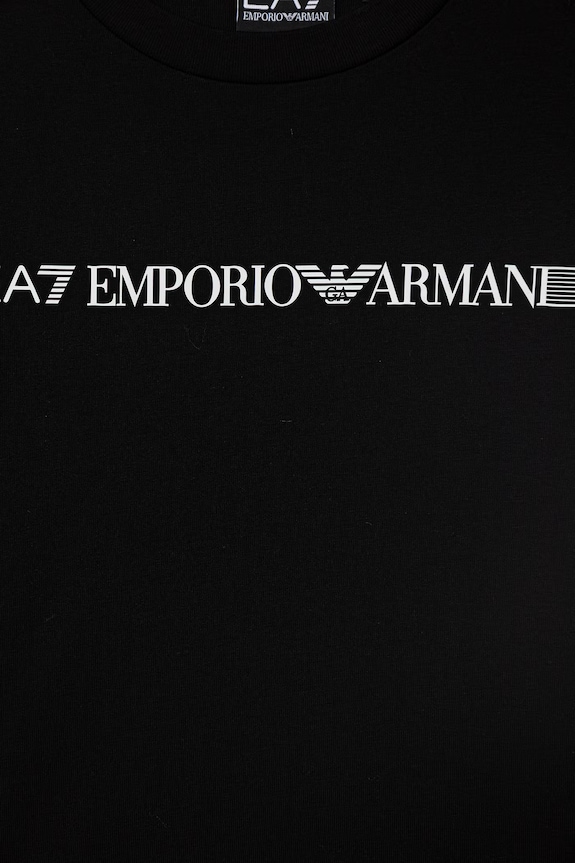 Fiú EA7 Emporio Armani póló gyerek pamut 7B000262.AF12874 fekete