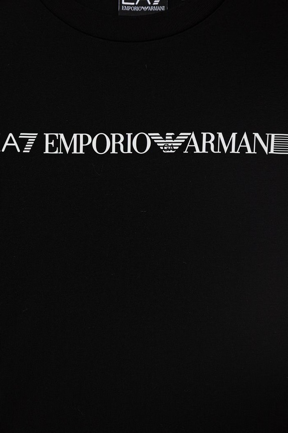 Fiú EA7 Emporio Armani póló gyerek pamut 7B000262.AF12874 fekete