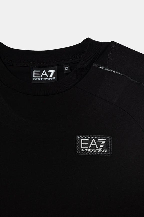Fiú EA7 Emporio Armani T-shirt gyerek pamut 7B000251.AF10375 fekete