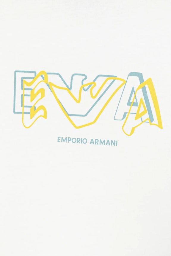 Emporio Armani tricou de bumbac pentru copii 2-pack EB001343.AF14503
