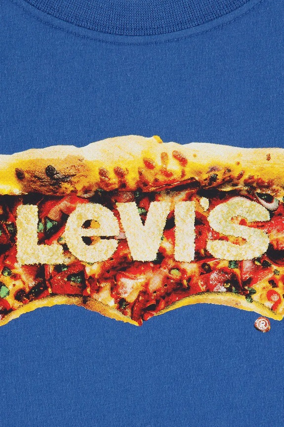 Παιδικό μπλουζάκι Levi's BATWING SLICE TEE μπλε 9ER094