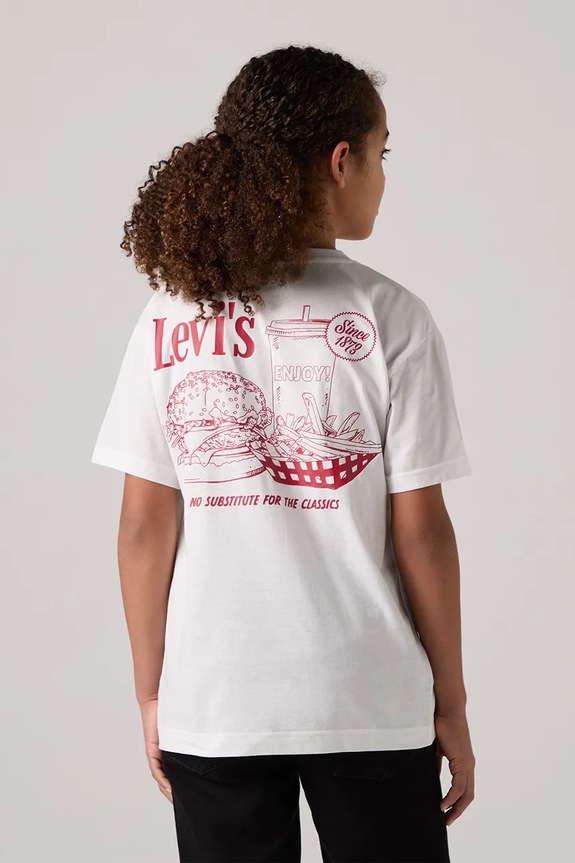 Παιδικό μπλουζάκι Levi's BURGER MEAL TEE 9ER096