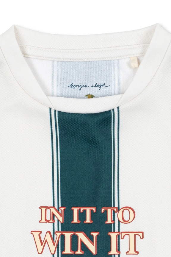 Chłopiec Konges Sløjd t-shirt treningowy dziecięcy ACT TEE GRS KS104623.PPY2 zielony
