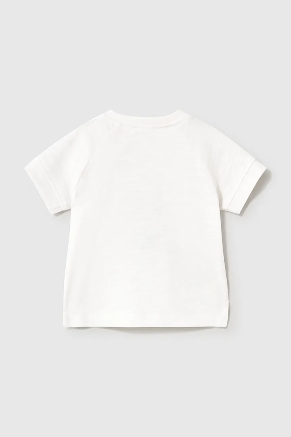 Chłopiec Mayoral Newborn t-shirt bawełniany niemowlęcy 2-pack 1074.1P.Newborn.PPY2 biały