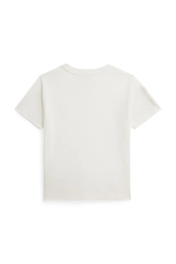Detské bavlnené tričko Polo Ralph Lauren 322832907504 biela SS26