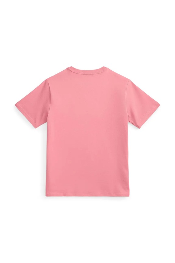 Detské bavlnené tričko Polo Ralph Lauren 323832904510 ružová SS26