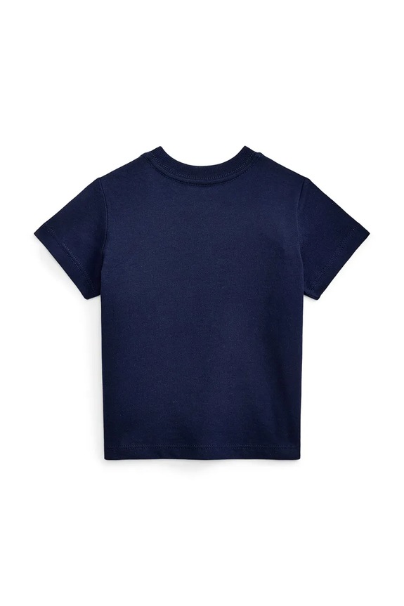 Detské bavlnené tričko Polo Ralph Lauren 320A12428001 tmavomodrá SS26