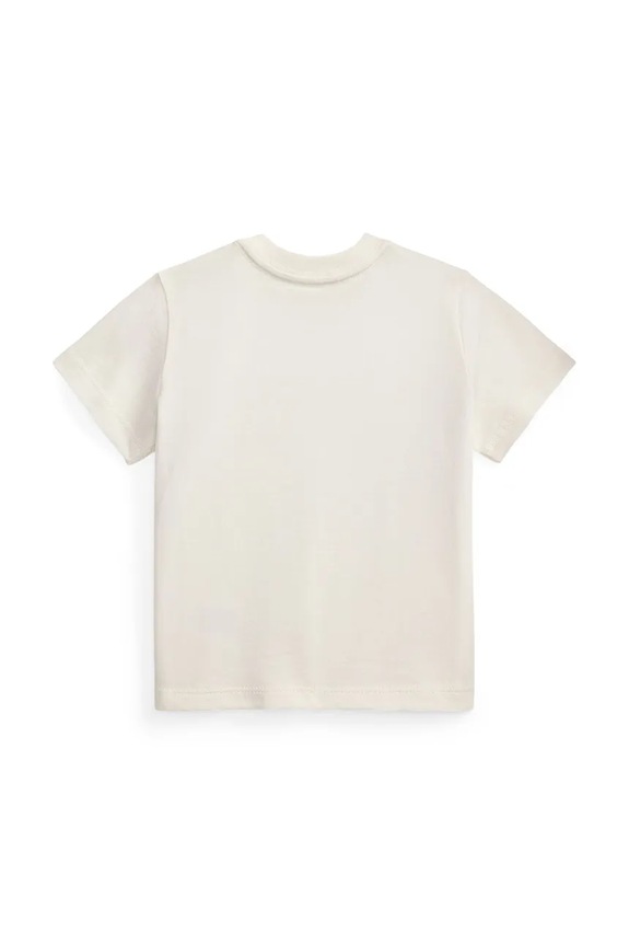 Dětské bavlněné tričko Polo Ralph Lauren 320A12428002 bílá SS26