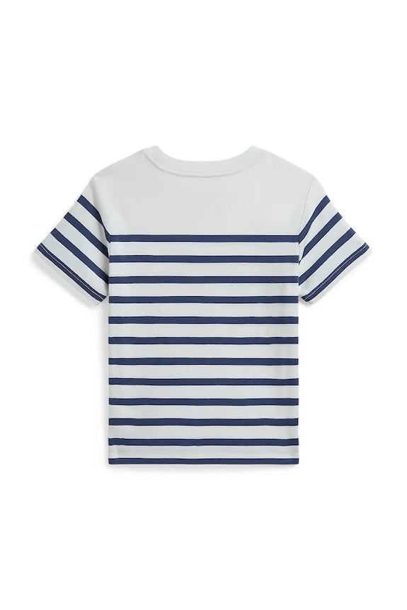 Polo Ralph Lauren tricou de bumbac pentru copii 322A12278001 alb SS26