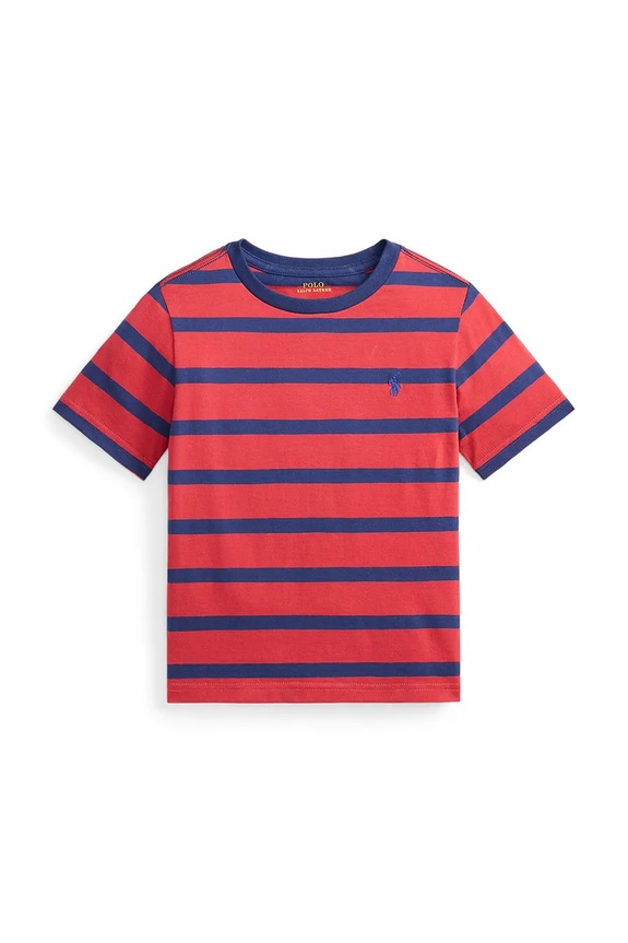 Детская хлопковая футболка Polo Ralph Lauren хлопок красный 322A12284001