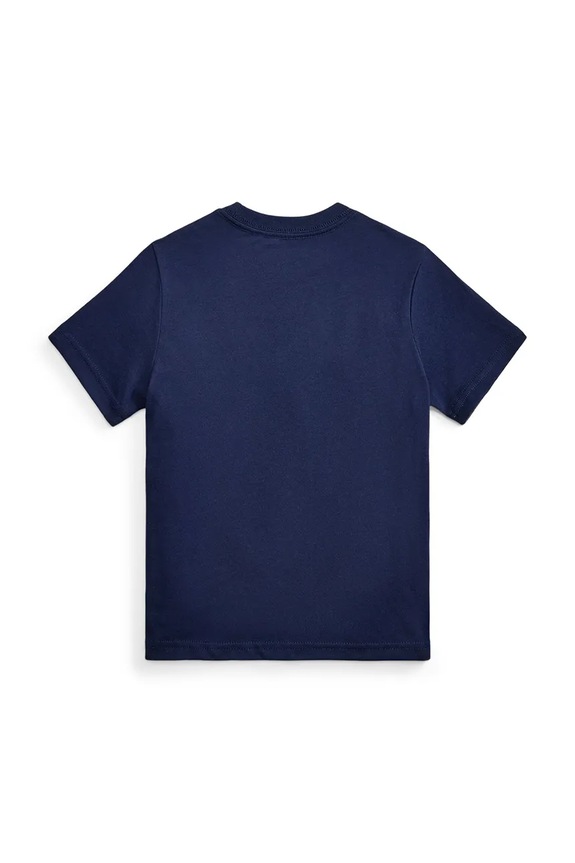Хлопчик Дитяча бавовняна футболка Polo Ralph Lauren 322A12428001 темно-синій