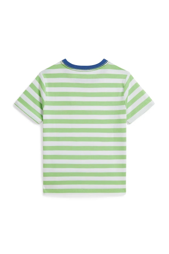 Dječaci Polo Ralph Lauren majica za djecu od pamuka 322B13586002 zelena