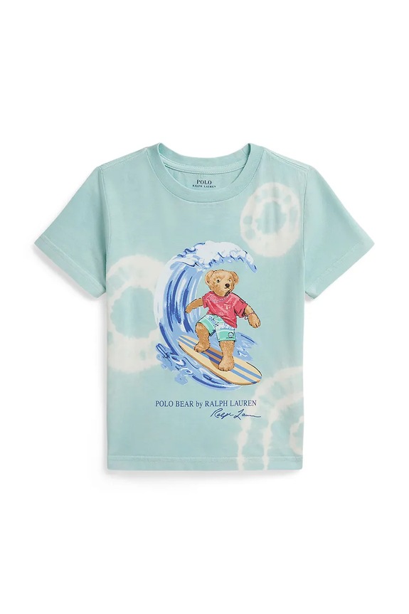 Polo Ralph Lauren tricou copii din bumbac albastru 322B13595001
