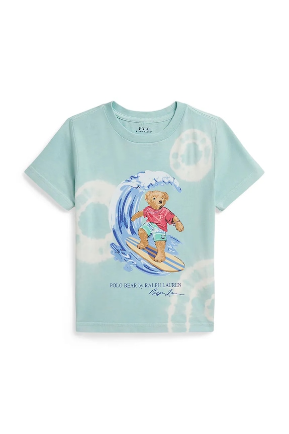Polo Ralph Lauren tricou copii din bumbac albastru 322B13595001