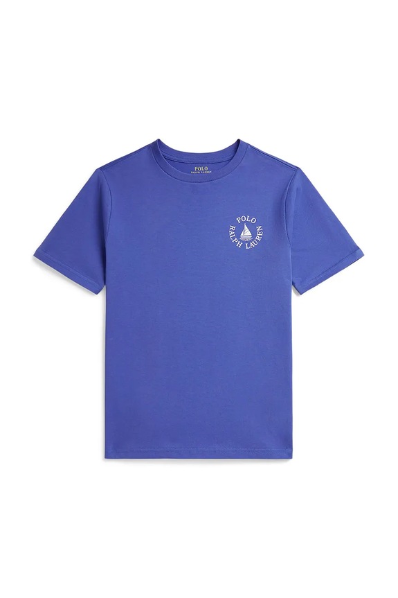 Παιδικό βαμβακερό μπλουζάκι Polo Ralph Lauren βαμβάκι μπλε 323A12263003
