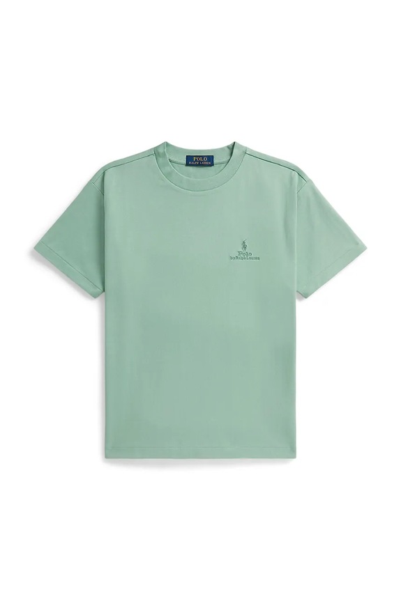 Polo Ralph Lauren tricou de bumbac pentru copii 323A12286002 turcoaz SS26