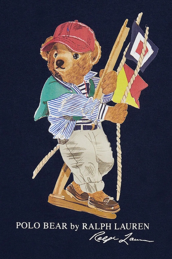 Αγορίστικα Παιδικό βαμβακερό μπλουζάκι Polo Ralph Lauren 323A12428002 σκούρο μπλε