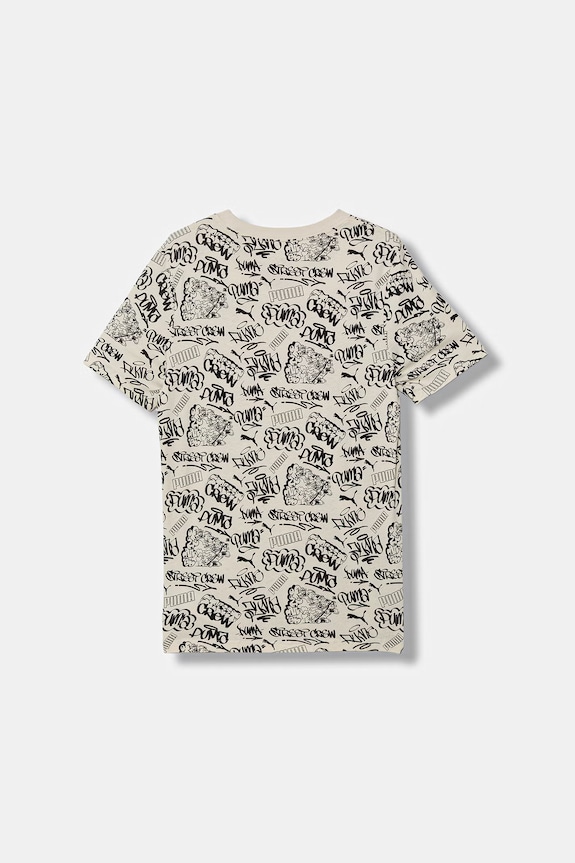 Puma tricou copii din bumbac MID90s 691749 bej SS26