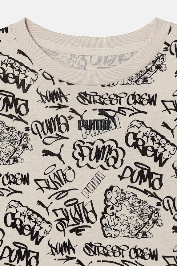 Băieți Puma tricou copii din bumbac MID90s 691749 bej