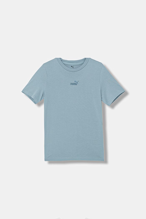 Дитяча бавовняна футболка Puma ESS Small No.1 Logo бавовна блакитний 692975