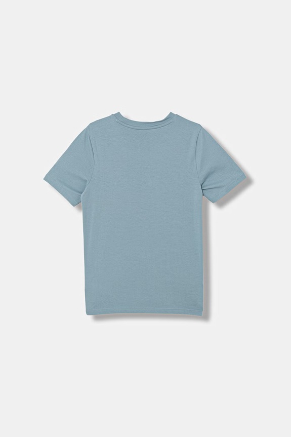 Дитяча бавовняна футболка Puma ESS Small No.1 Logo 692975 блакитний SS26