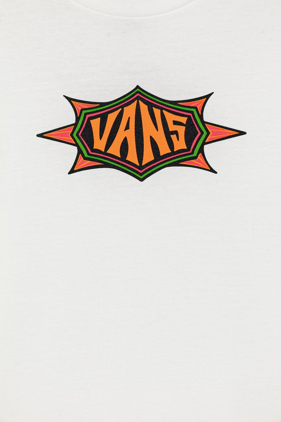 Chłopiec Vans t-shirt bawełniany dziecięcy VN000VW3WHT1 biały