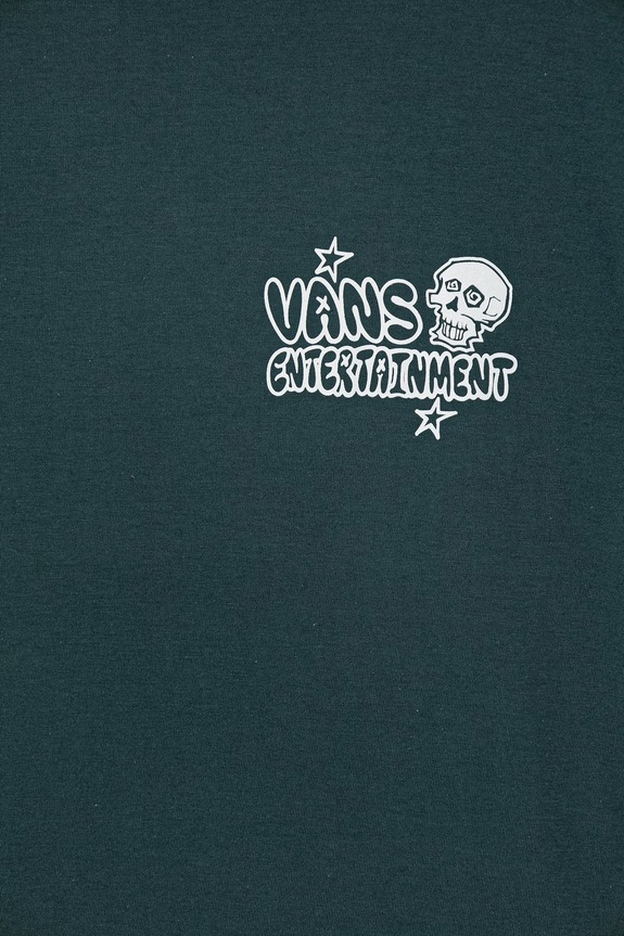 CHLAPEC Dětské bavlněné tričko Vans VN000VX8FRJ1 tyrkysová