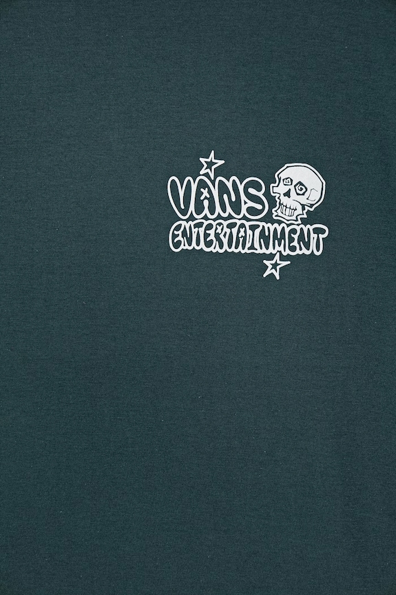 CHLAPEC Dětské bavlněné tričko Vans VN000VX8FRJ1 tyrkysová